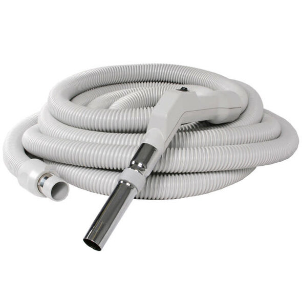 Plastiflex Plastiflex 30' Low Voltage Switched Central Vacuum Hose