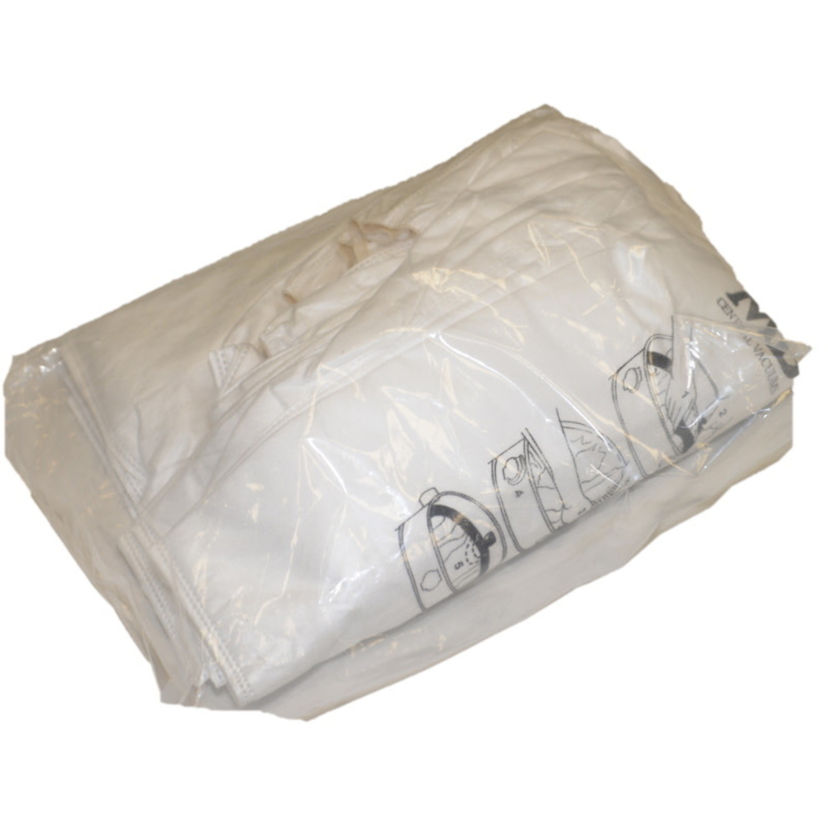 Modern Day Modern Day & Silent Master 8 & 12 Gallon Elastic Top Central Vacuum Cloth Bag - 5pk