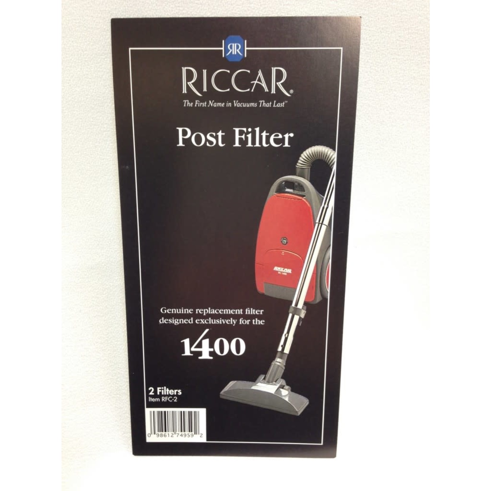 Riccar Riccar 1400 Series Post Vacuum Filter - 2-Pack