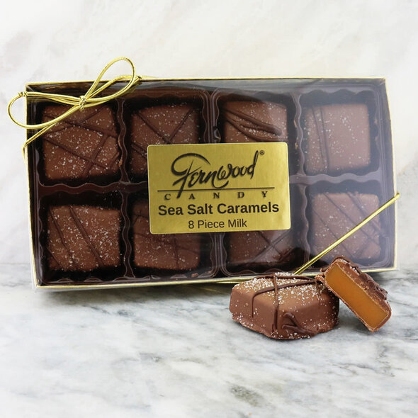 Fernwood Candy Fernwood 8 Piece Sea Salt Caramel 6oz Box