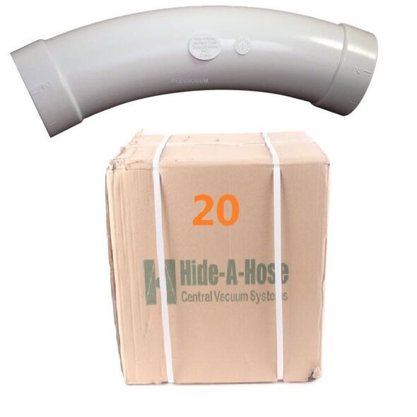 Vaculine Vaculine Large 45° Elbow Fitting for Hose Retraction Box of 20