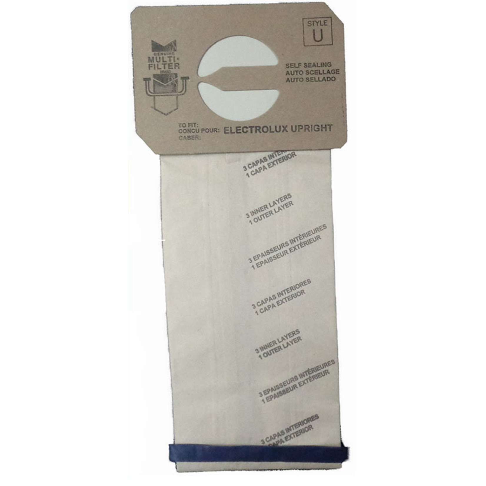 DVC Electrolux Style "U" Upright Paper Bags (12pk)