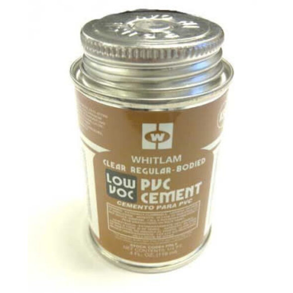 Whitlam Central Vacuum Whitlam 8oz (1/2 Pint) of Clear Regular PVC Cement - Glue