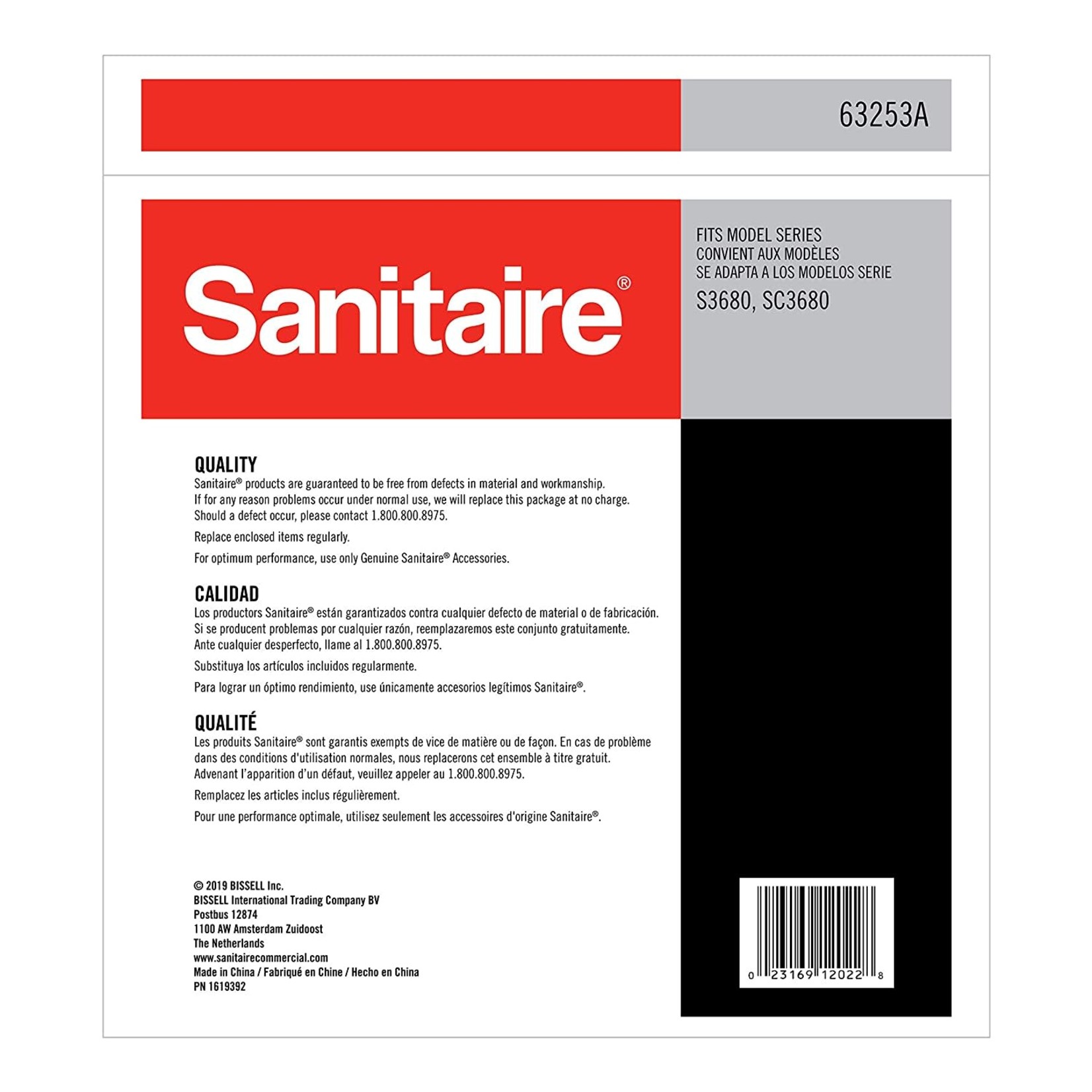Sanitaire Sanitaire Allergen Style MM Vacuum Bags - 5-Pack