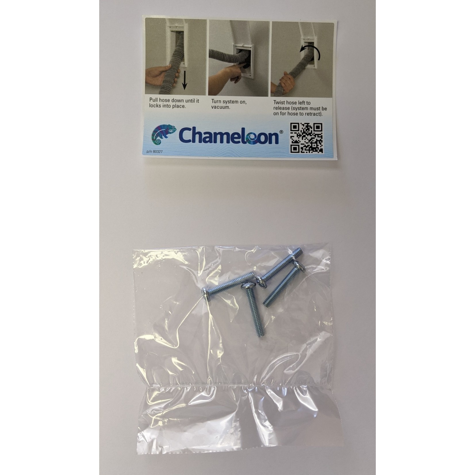 Chameleon Chameleon Central Vacuum Valve Trim Kit - Almond