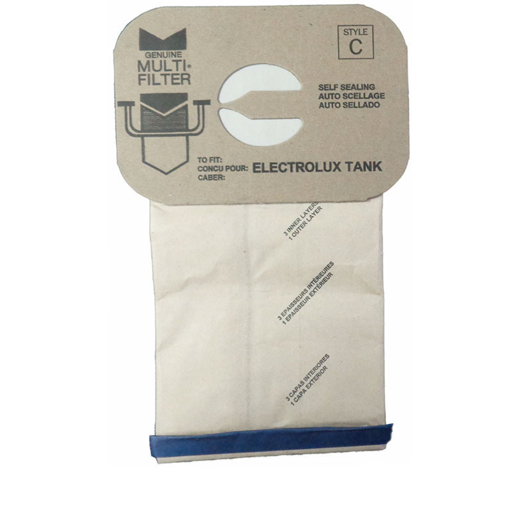 DVC Electrolux Style "C" Cannister Vacuum Bags - 12pk