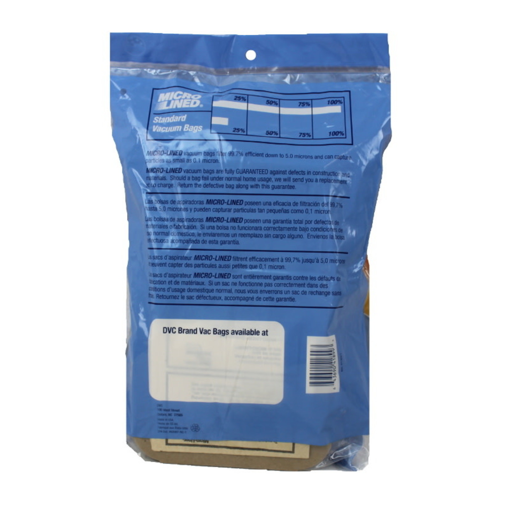 DVC Electrolux Style "C" Cannister Vacuum Bags - 12pk