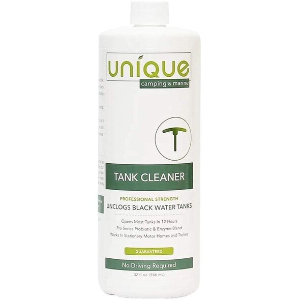 Unique Manufacturing Unique Tank Cleaner Liquid for RV and Boat Black Holding Tanks 32 oz.