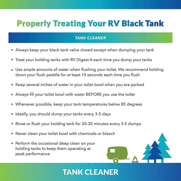 Unique Manufacturing Unique Tank Cleaner Liquid for RV and Boat Black Holding Tanks 32 oz.