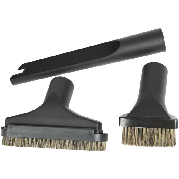 Centec Deluxe Vacuum 3 Piece Tool Set, Dust Brush, Crevice Tool, Upholstery Nozzle with Slide-On Brush