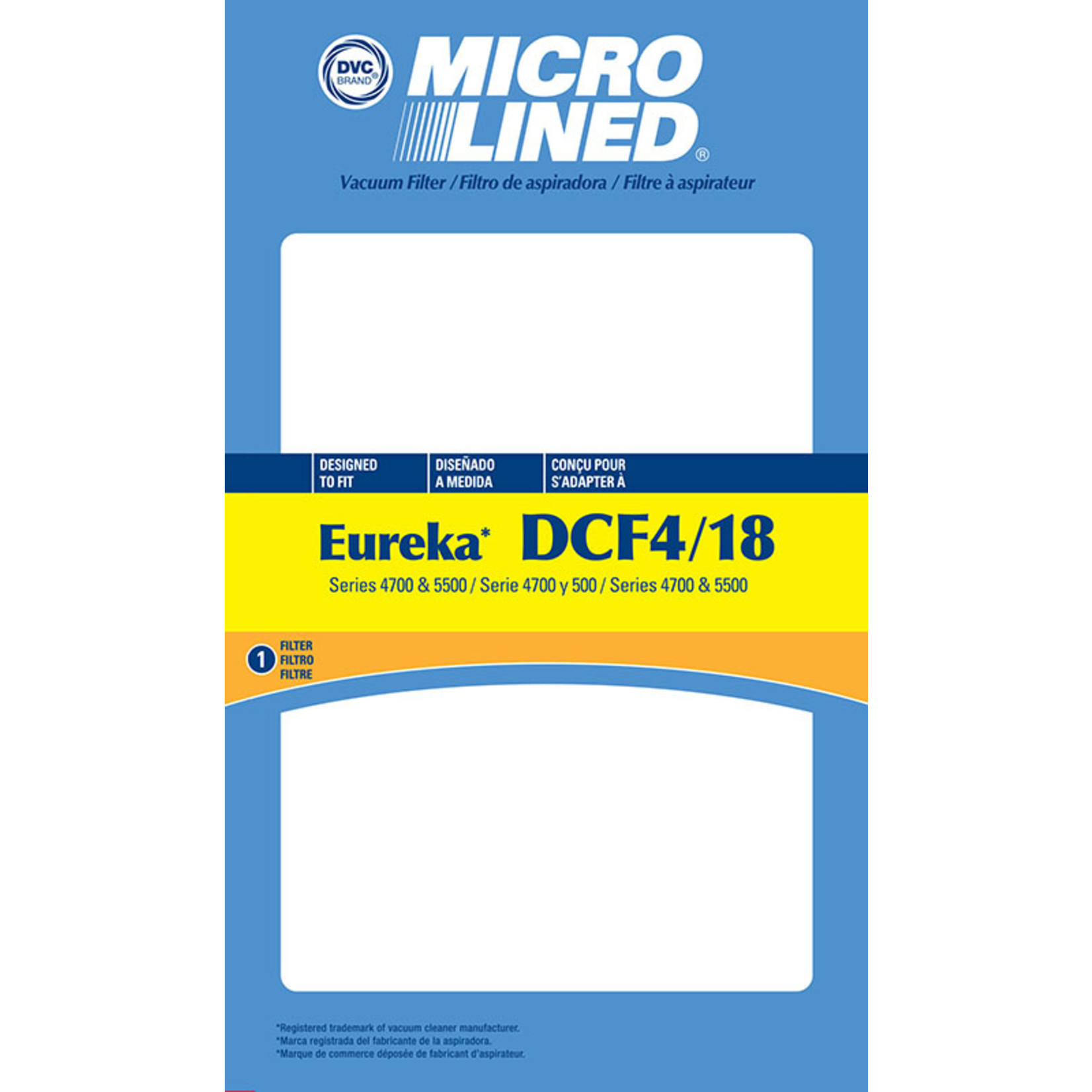 3M Eureka DCF-4 & DCF-18 Filter by Filtrete 3M