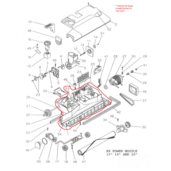 Lindhaus Lindhaus RX450 Base Housing Assembly