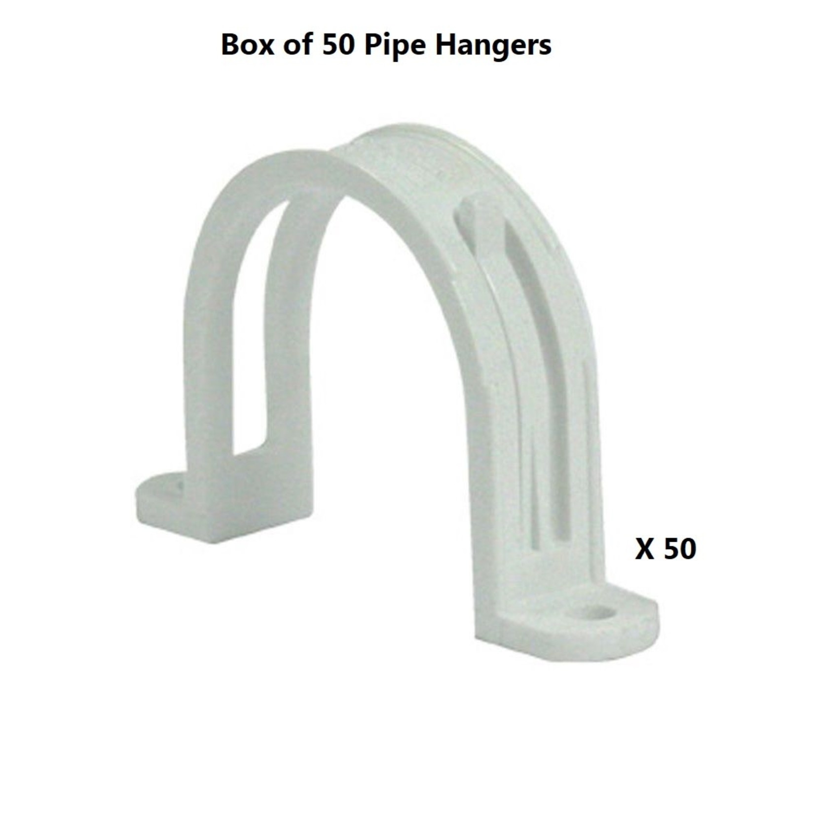 Vaculine Central Vacuum Pipe Hanger Clamp - (Box of 50)