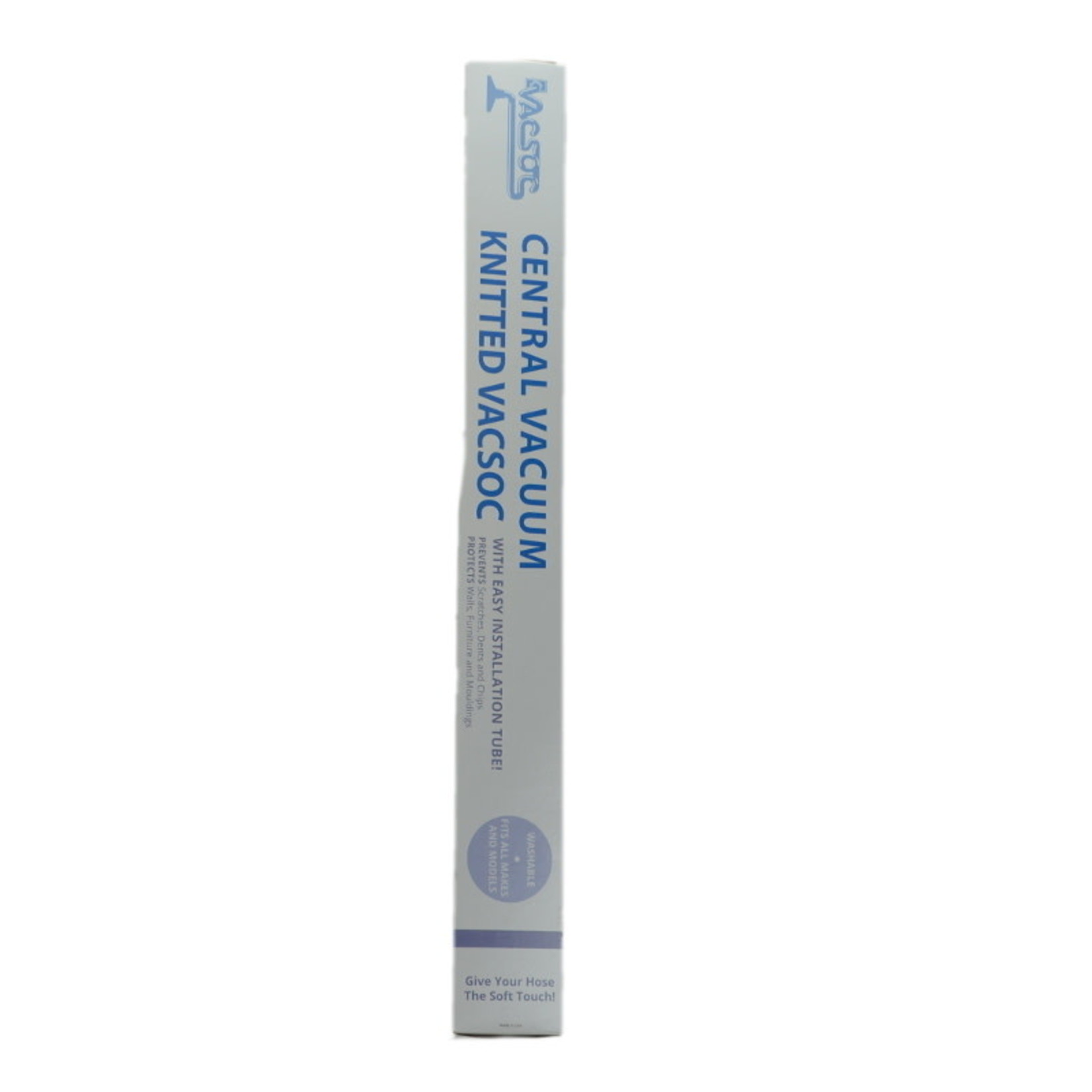 Plastiflex 35' Gray Knit Central Vacuum Hose Sock Cover