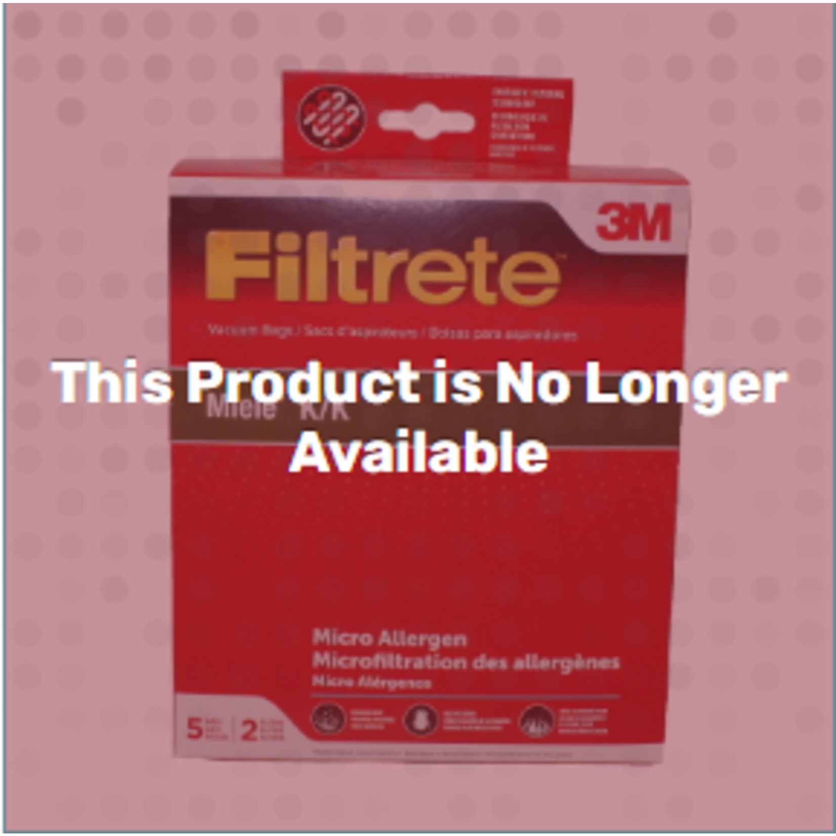 Miele Filtrete Miele K/K Synthetic Bag