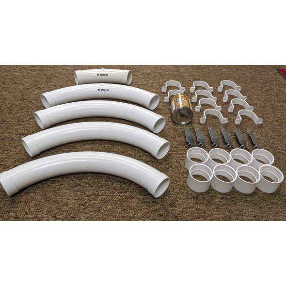 Swiss Boy Central Vacuum Hose Retraction Install Kit