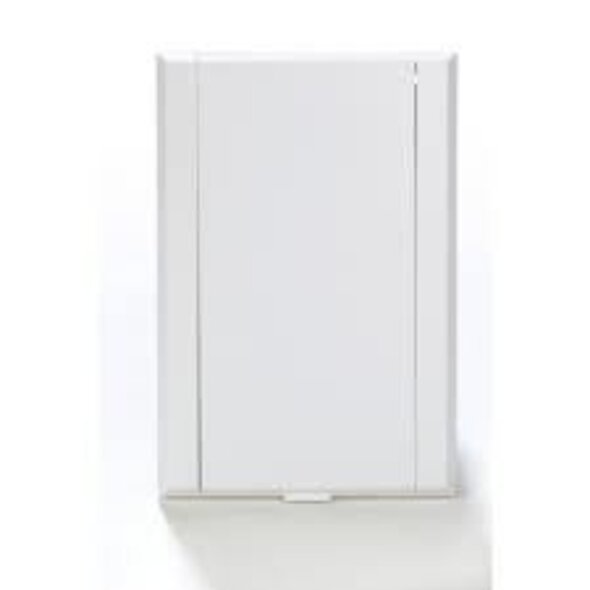 Vacu-Valve Vacu-Valve Low Volt Rectangle Door Inlet Valve - White