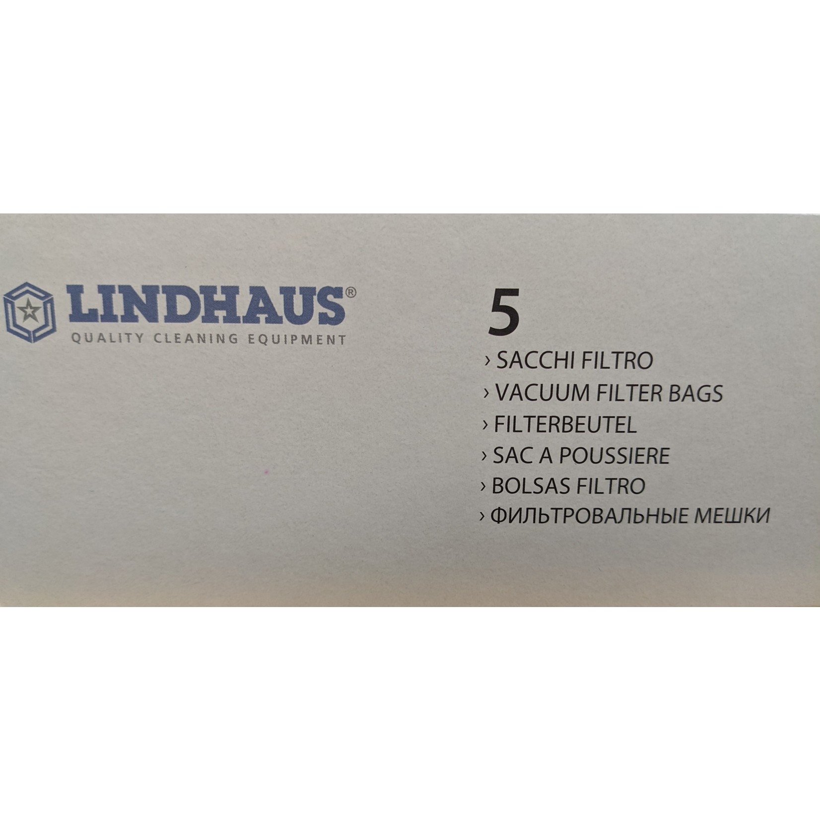 Lindhaus Lindhaus "A3" HEPA Cloth Bag (5pk)