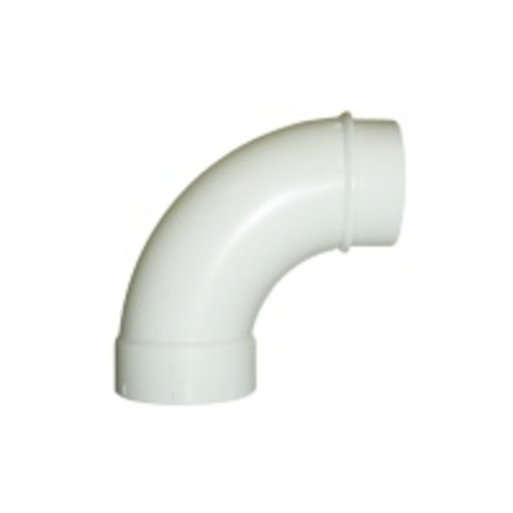 Plastiflex M/F Sweep 90° Central Vacuum Fitting - Single