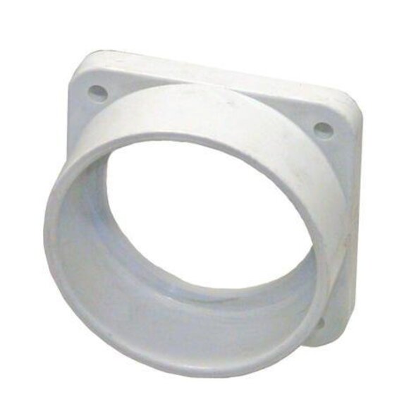 Plastiflex Flanged Coupling Central Vacuum Fitting - Single