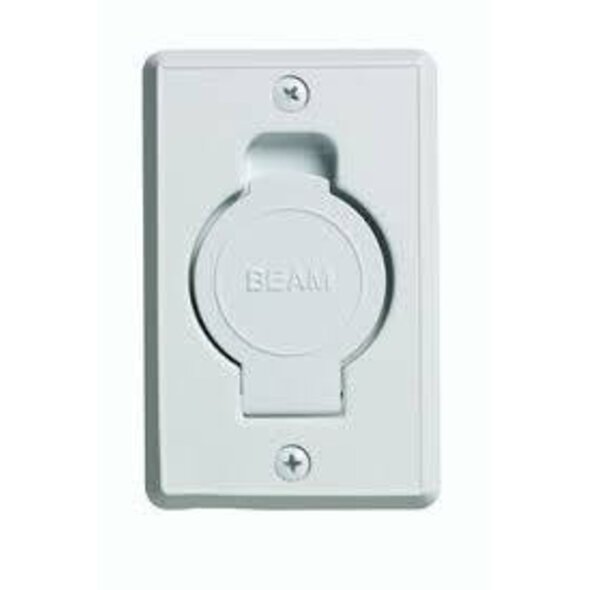 Plastiflex Beam Round Door Valve - Low Volt - White - 24-Pack