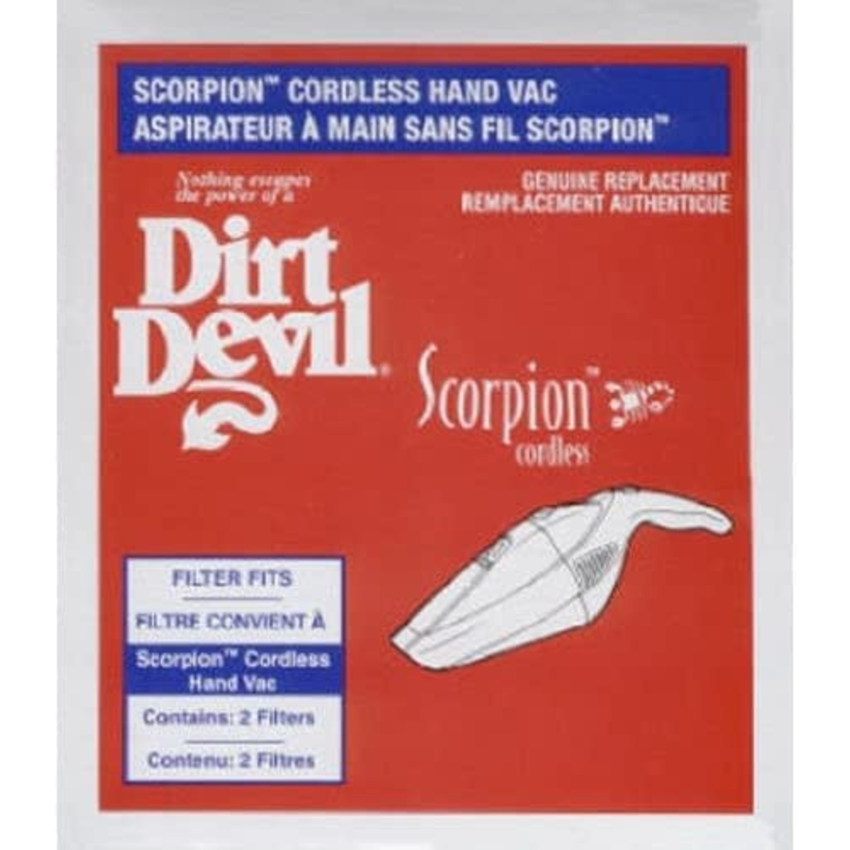 Dirt Devil Dirt Devil Scorpion Cordless Filter (2pk)