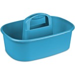 Generic Sterilite Blue Plastic Tool Caddy Basket - Lapis
