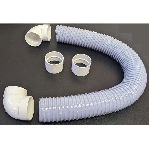 BEAM Central Vacuum Flex Pipe Stub Kit for VacPan Installation