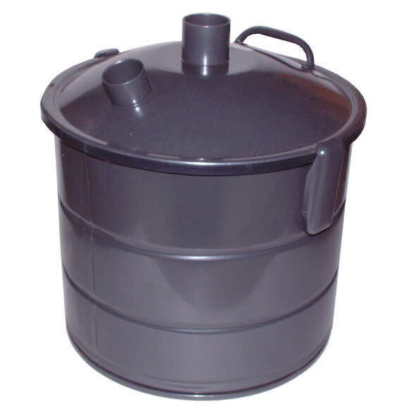 Swiss Boy Lindsay ICC-102 4 Gallon Steel Wet/Dry Central Vacuum Interceptor Can
