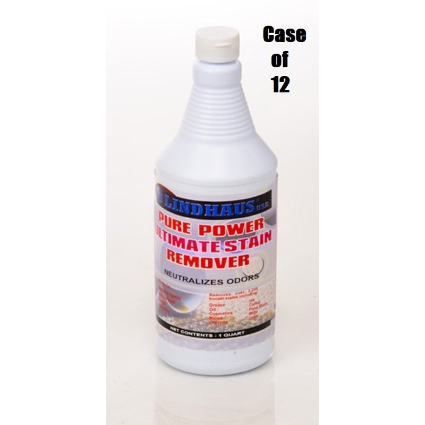 Lindhaus Lindhaus Pure Power Stain Remover (Case of 12 Quarts)