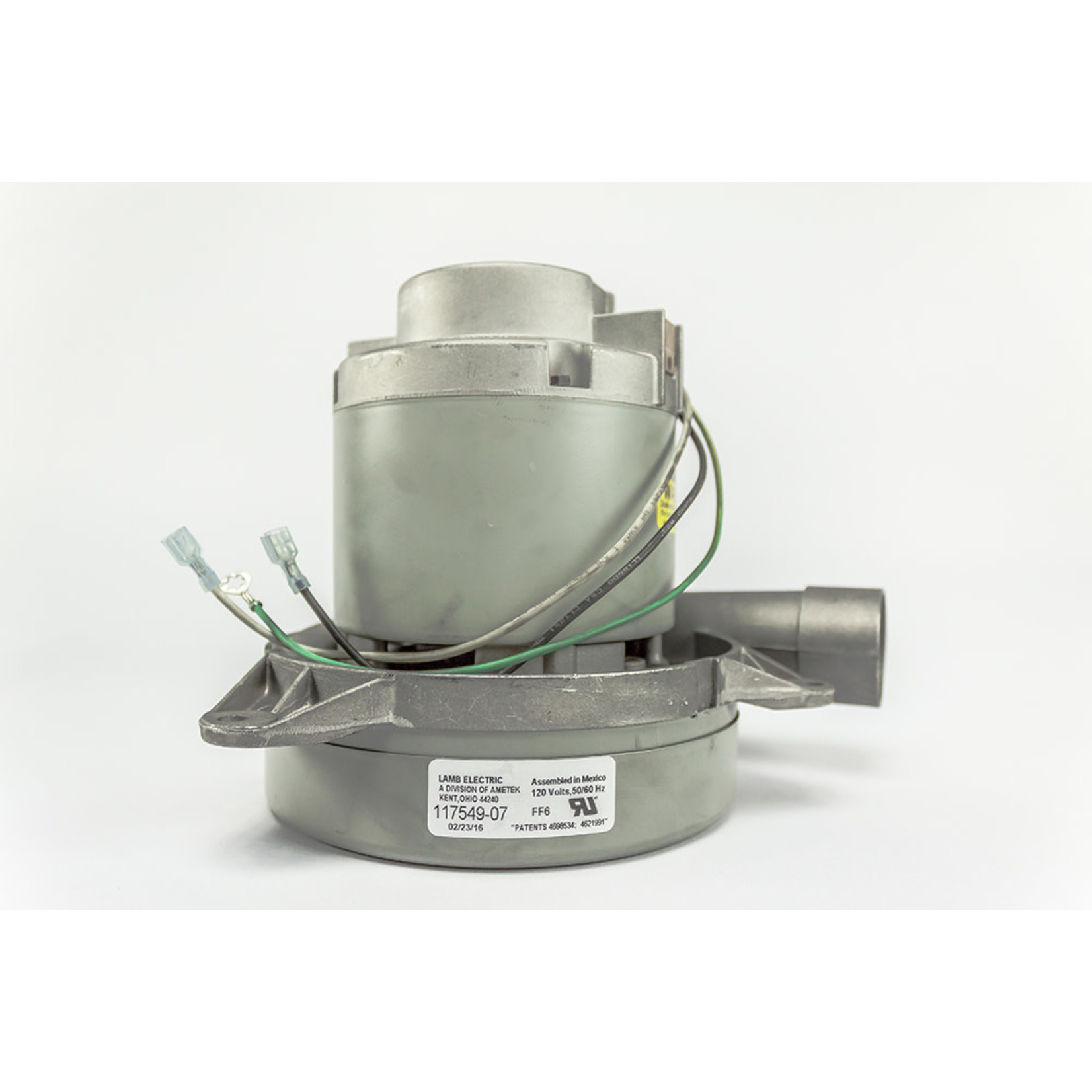 Ametek Lamb Ametek Lamb VacuFlo 120V Large Diameter Central Vacuum Motor  - Part 117549-07