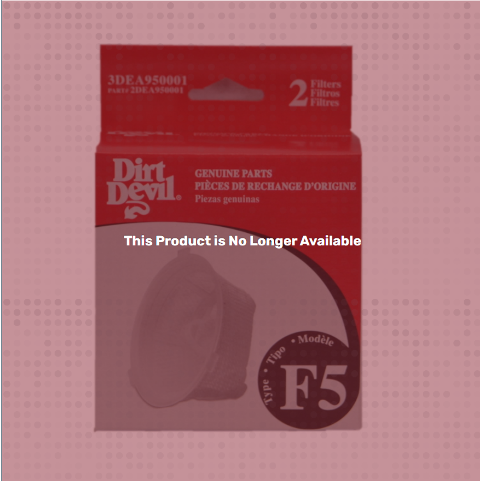 Dirt Devil Dirt Devil Style "F5" Filter (2pk)
