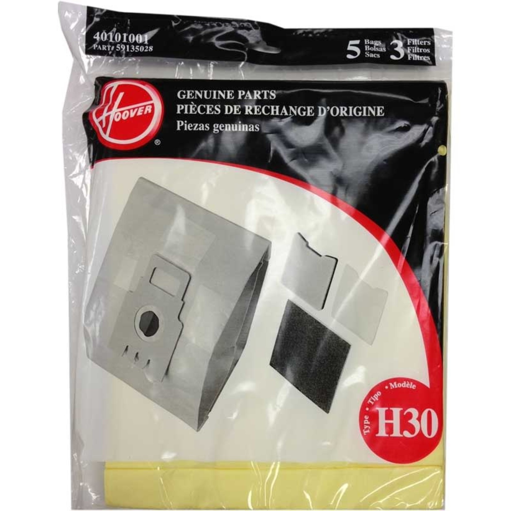 Hoover Hoover Type "H-30" Paper Vacuum Bags - 5pk