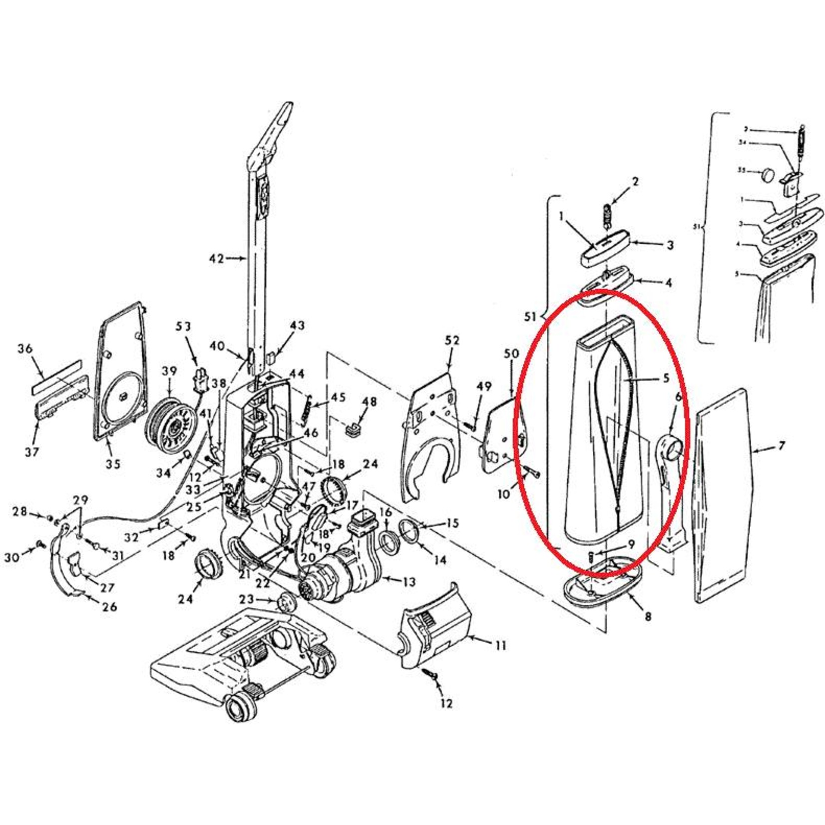 Hoover Hoover Concept 2 & Power Max Outer Bag