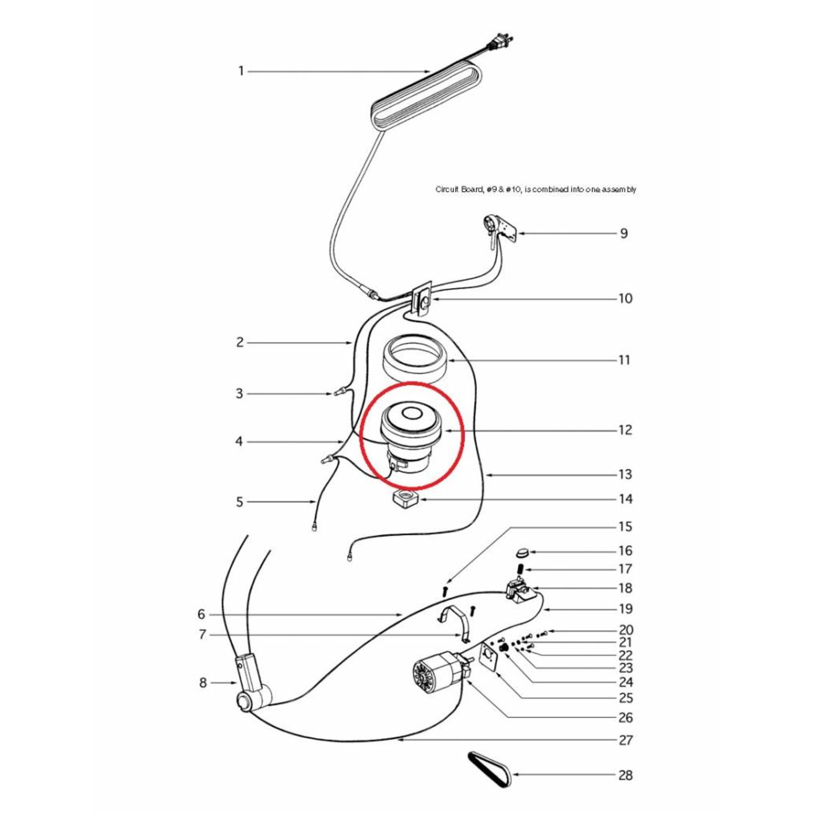 Sanitaire Sanitaire SC780 Series Suction Motor