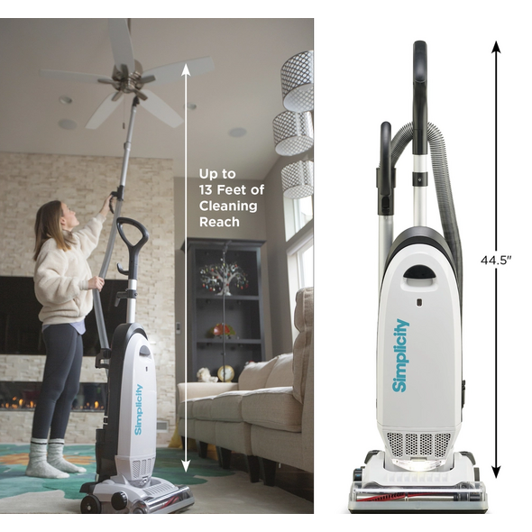 Simplicity Simplicity S20EZM Allergy Upright Vacuum – HEPA Media Filtration
