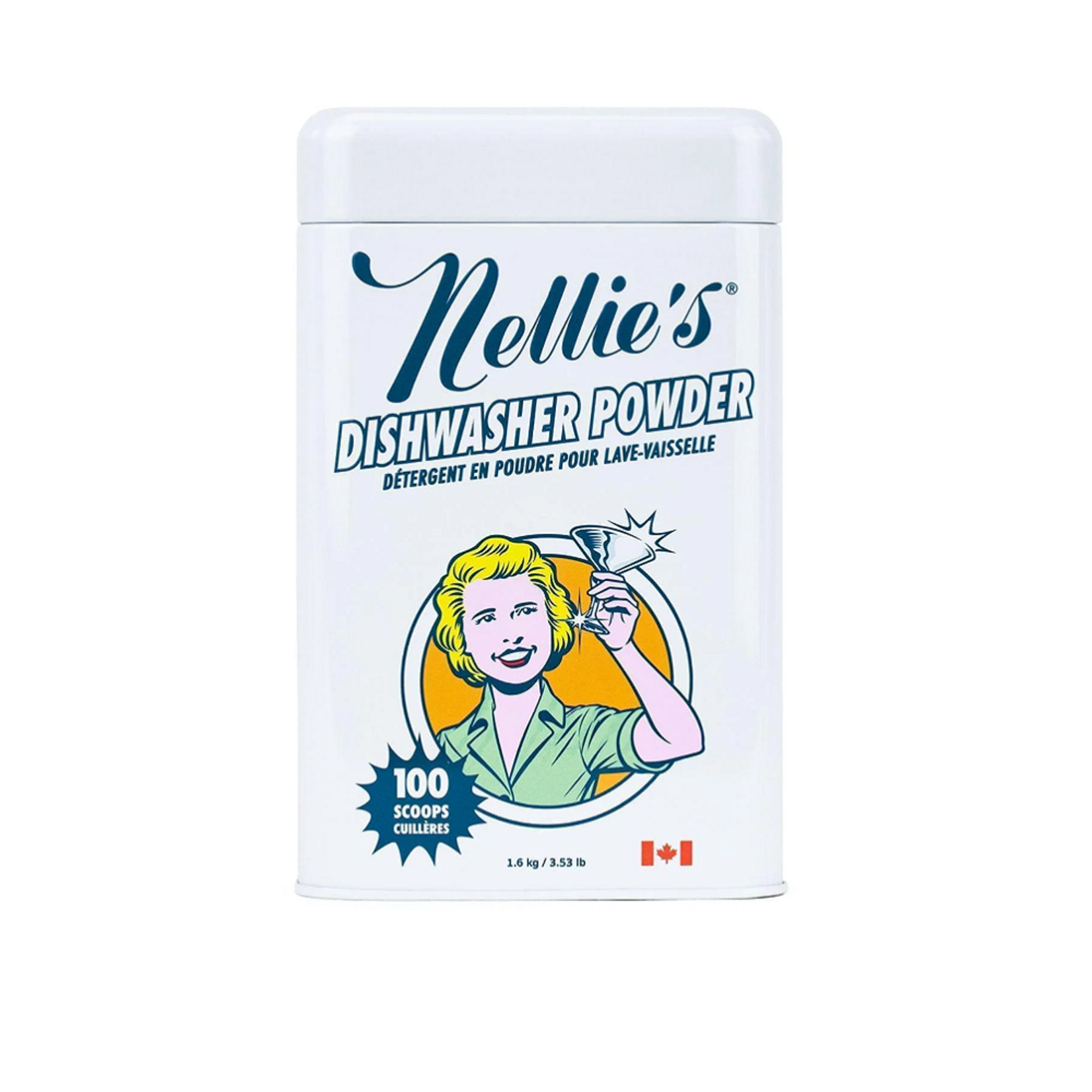 Nellie's Nellie's Dishwasher Powder - 100 Load Tin