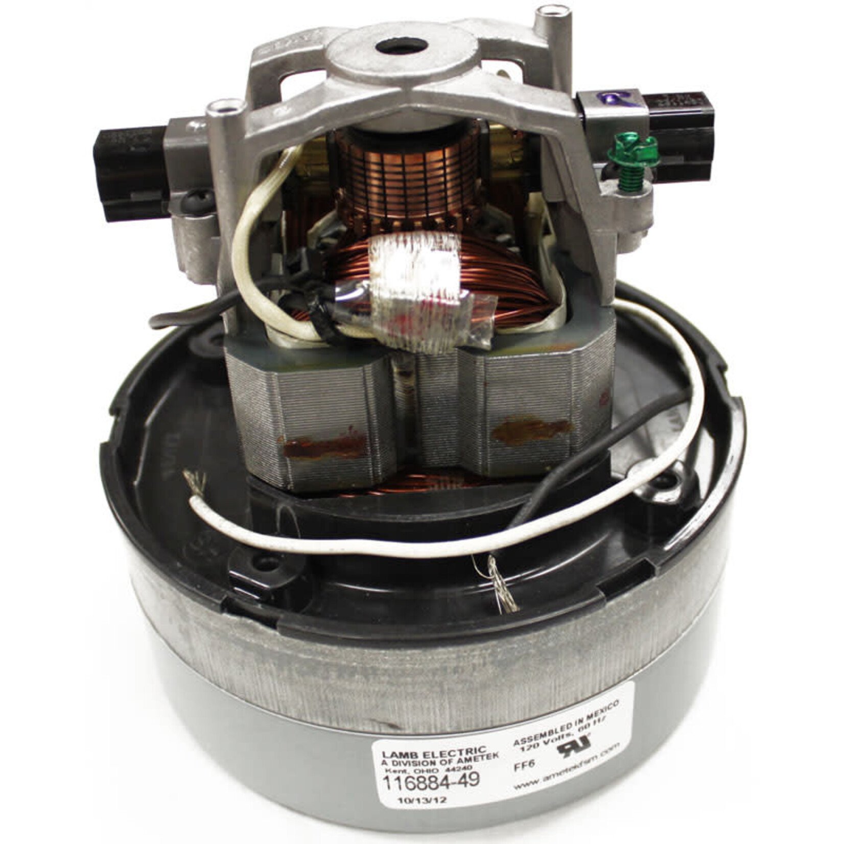 Lamb Electric Lamb Electric Ametek Lamb 5.7" Central Vacuum Flow-Thru 2-Stage Motor