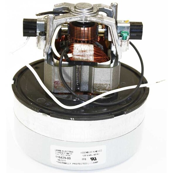 Lamb Vacuum Motors Lamb Electric Ametek Lamb 5.7" Central Vacuum Flow-Thru 2-Stage Motor