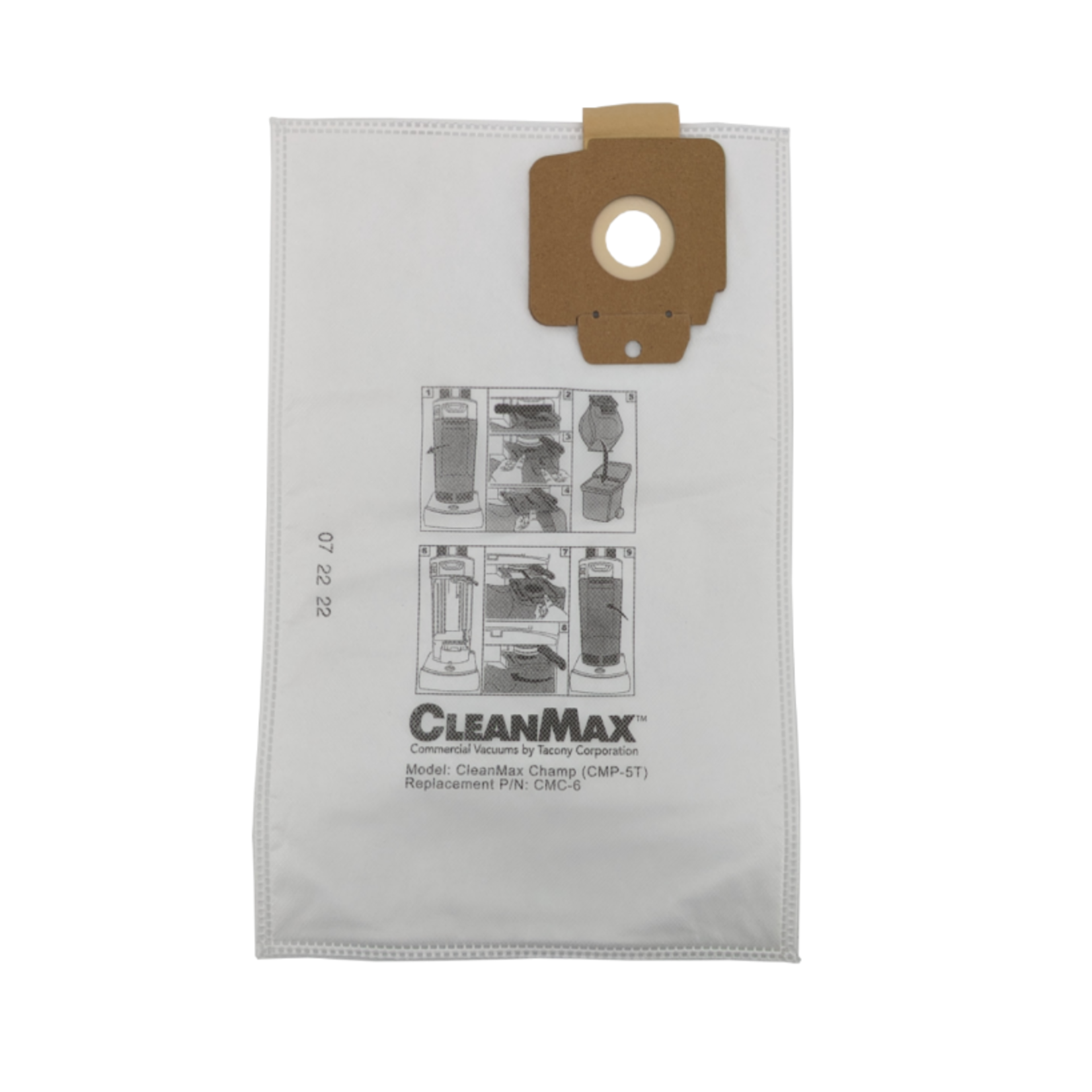 CleanMax CleanMax Champ HEPA Media Vacuum Bags, Pack of 6