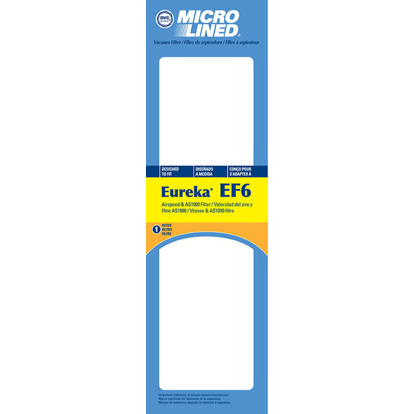 Eureka Eureka EF-6 Vacuum Filter For Airspeed AS1000 Series