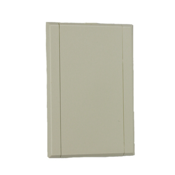 Hayden Vacu-Valve Dual Volt Rectangle Door Inlet Valve - Almond