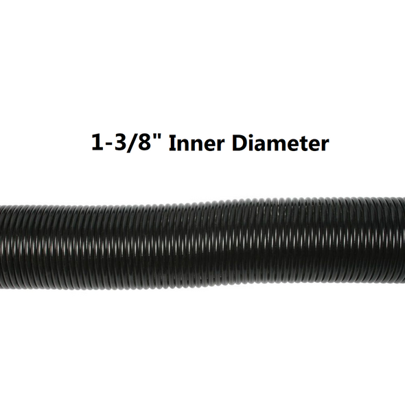 Centec Central Vacuum Cut-to-Length Bulk Hose - 1-Foot x 1-3/8-Inch