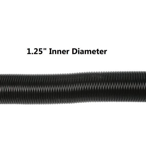 Generic Central Vacuum Cut-to-Length Bulk Hose - 1-Foot x 1-1/4-Inch