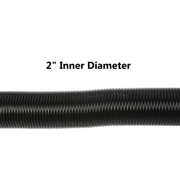 Generic Central Vacuum Cut-to-Length Bulk Hose - 1-Foot x 2-Inch