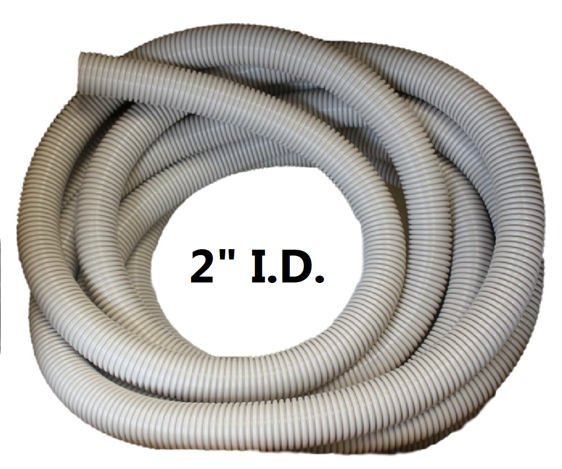 Centec Central Vacuum Bulk Crushproof Hose 50' x 2" Swiss Boy Vacuum