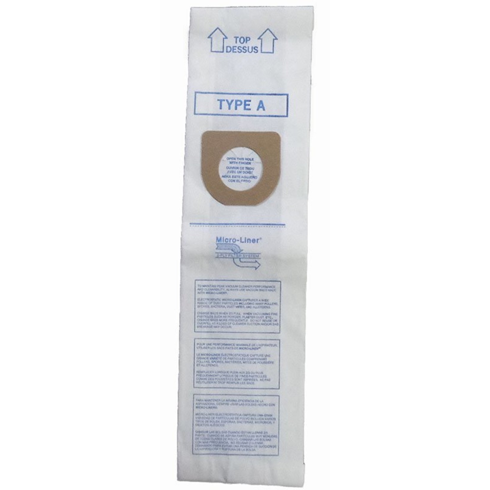 DVC Hoover & Kenmore 5037 & Bissell Type "2" Vacuum Bags - 3pk