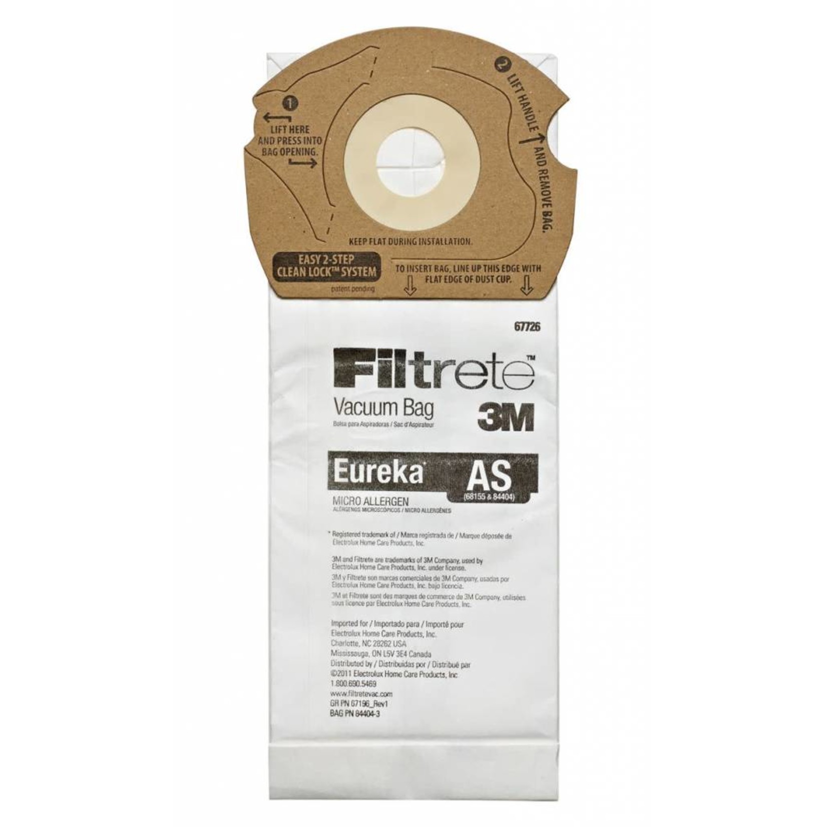 DVC Eureka Style "AS" Vacuum Bags - 3pk