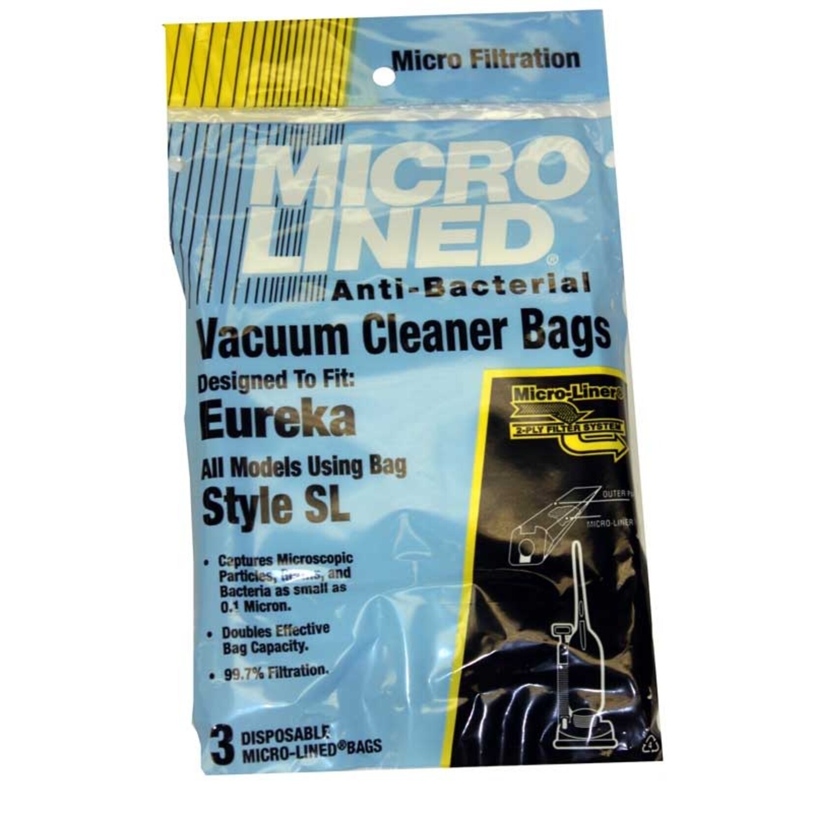 DVC Sanitaire Style "SL" Paper Vacuum Bag (3pk)