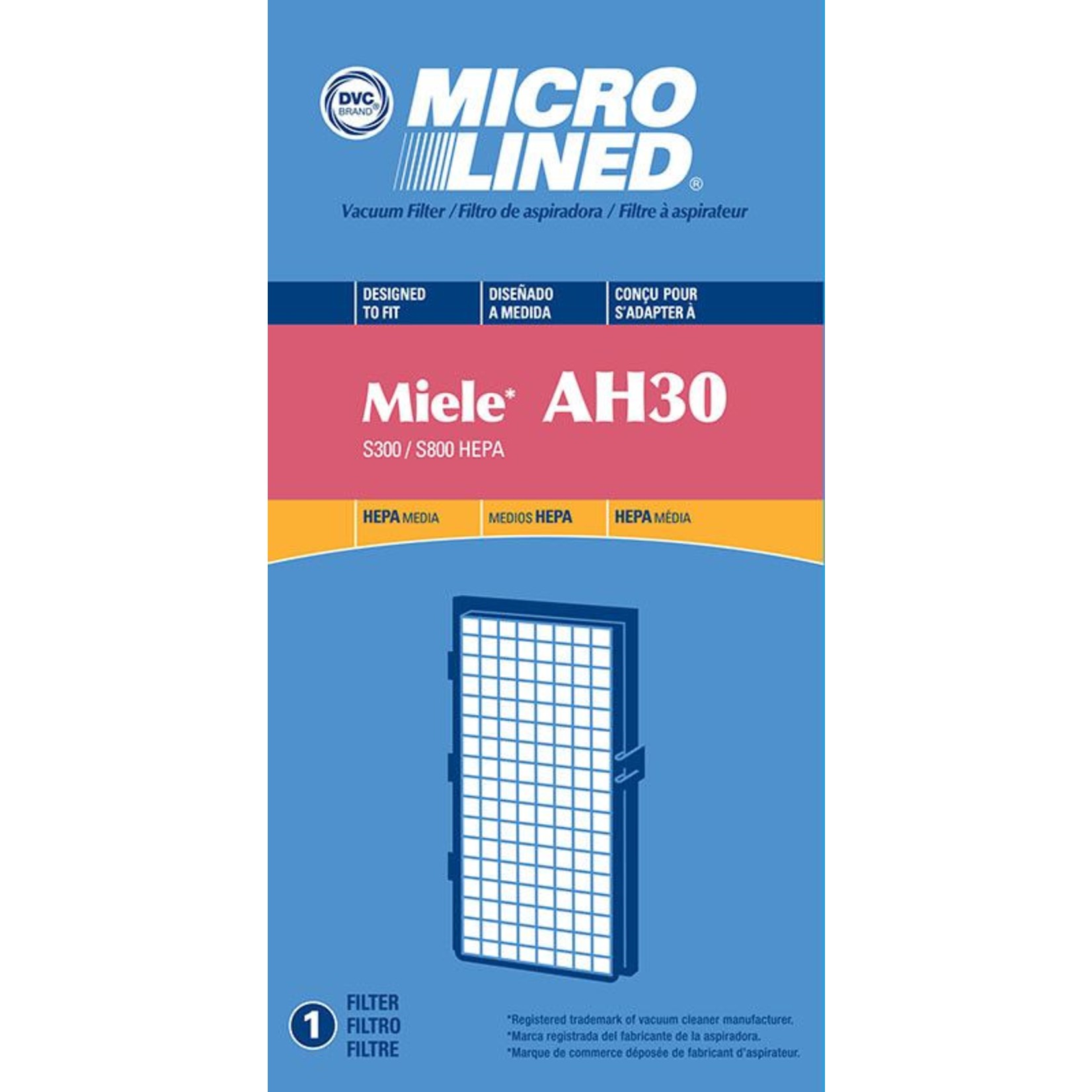 Miele DVC Miele AH30 Post HEPA Filter S300/S800